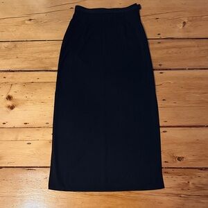 Tailor B. Moss Elegant Black Pencil Skirt